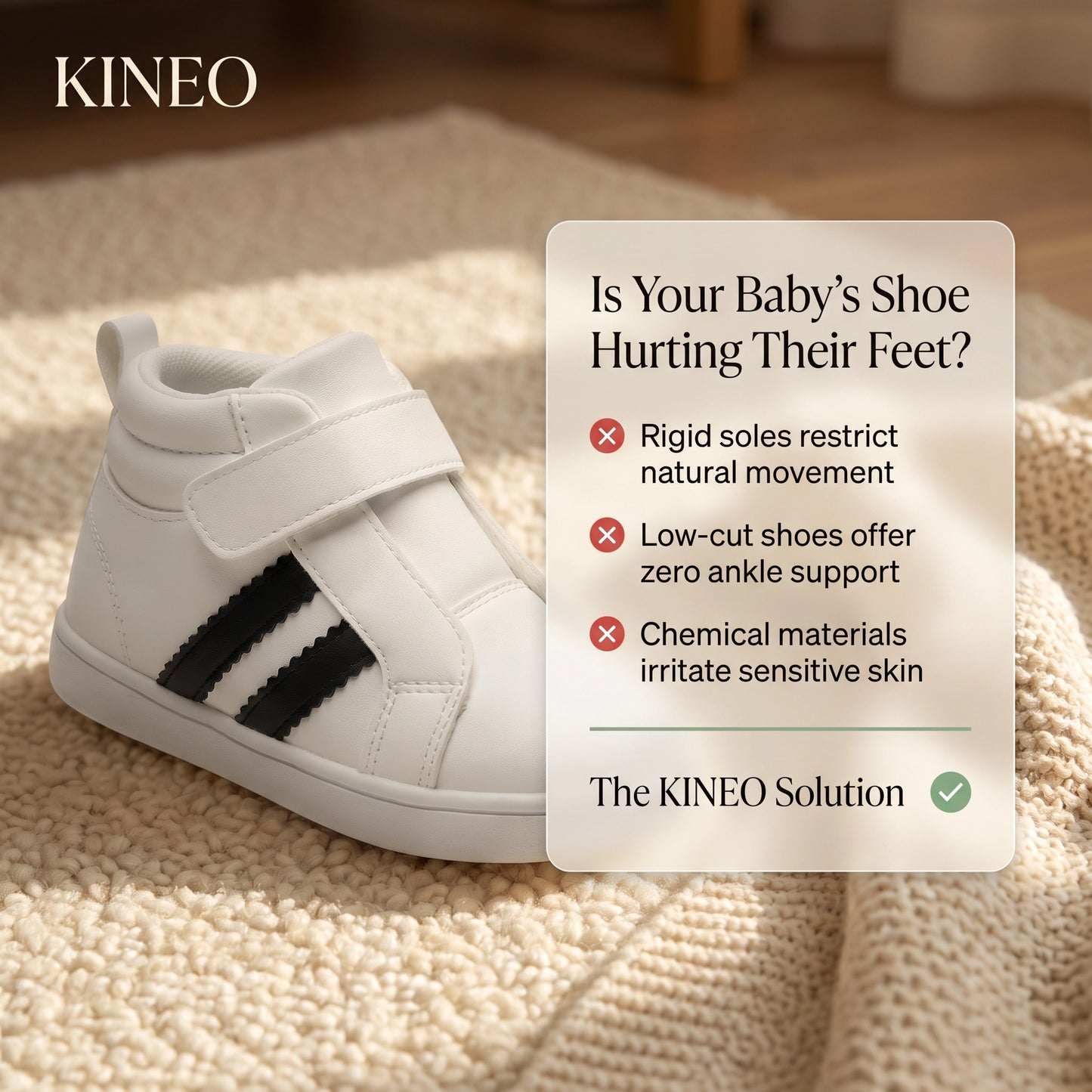The Kineo Retro Stripe High-Top