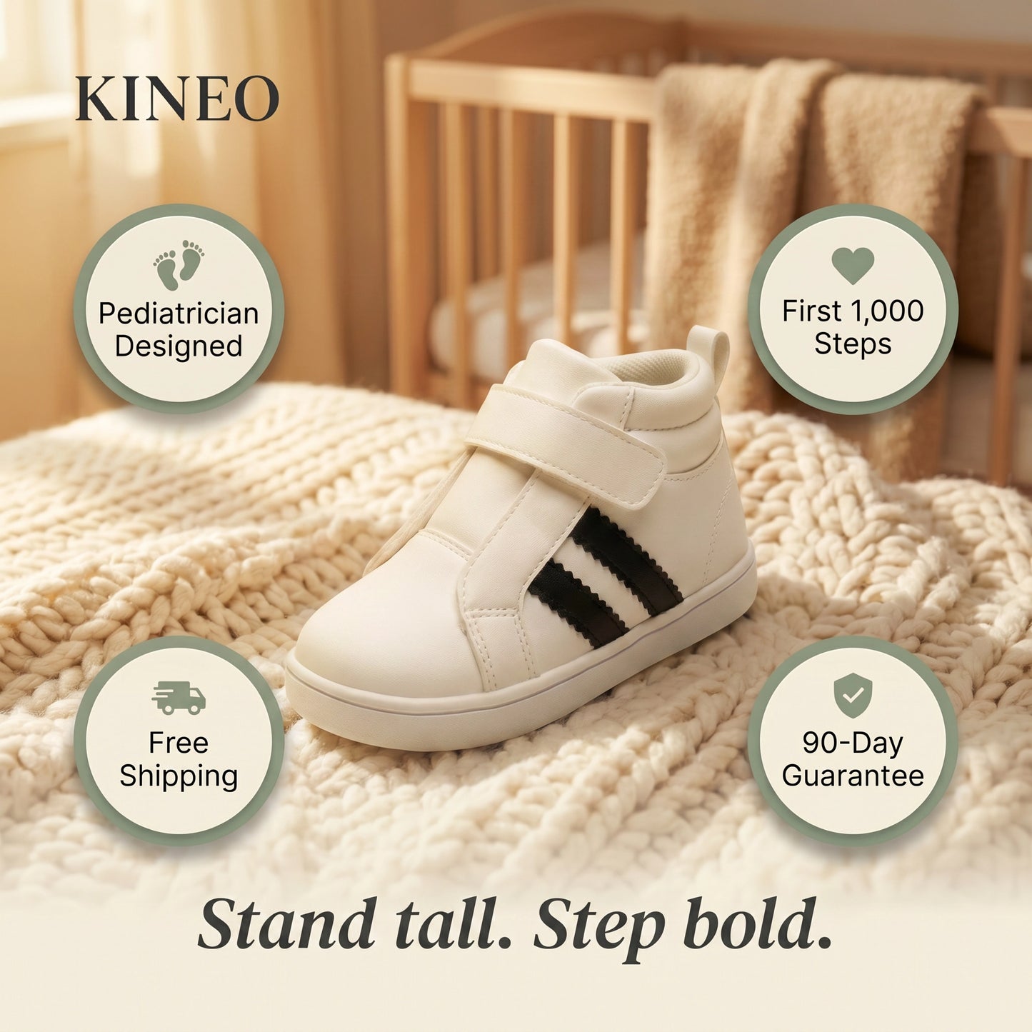 The Kineo Retro Stripe High-Top